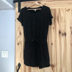 Black Dress Onsie. Stretch size small.